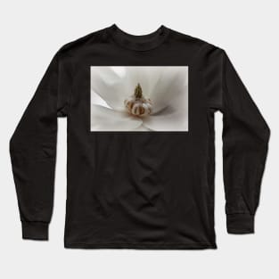 White Magnolia Long Sleeve T-Shirt